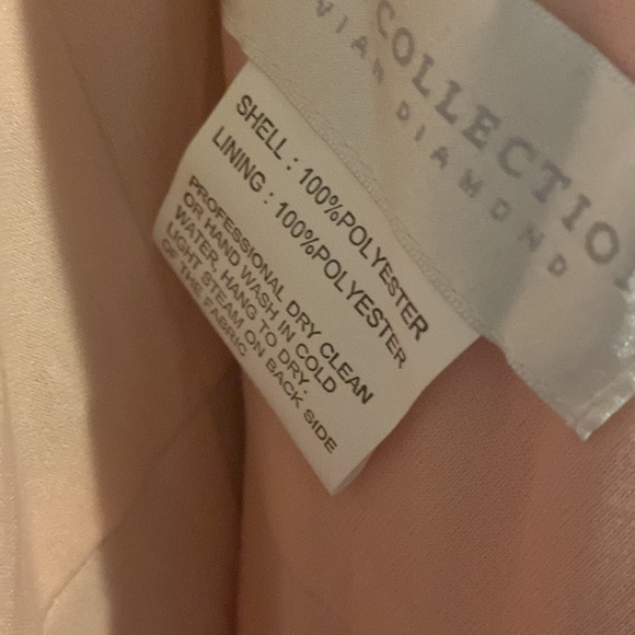 NWT Diamond Cutout Back Trumpet Gown With Front Slit - Picture 7 of 9